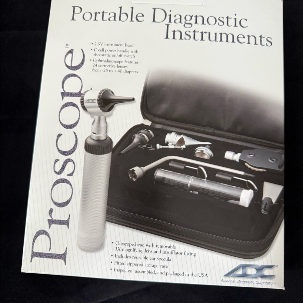 ADC Proscope Portable Diagnostic Instruments - Black